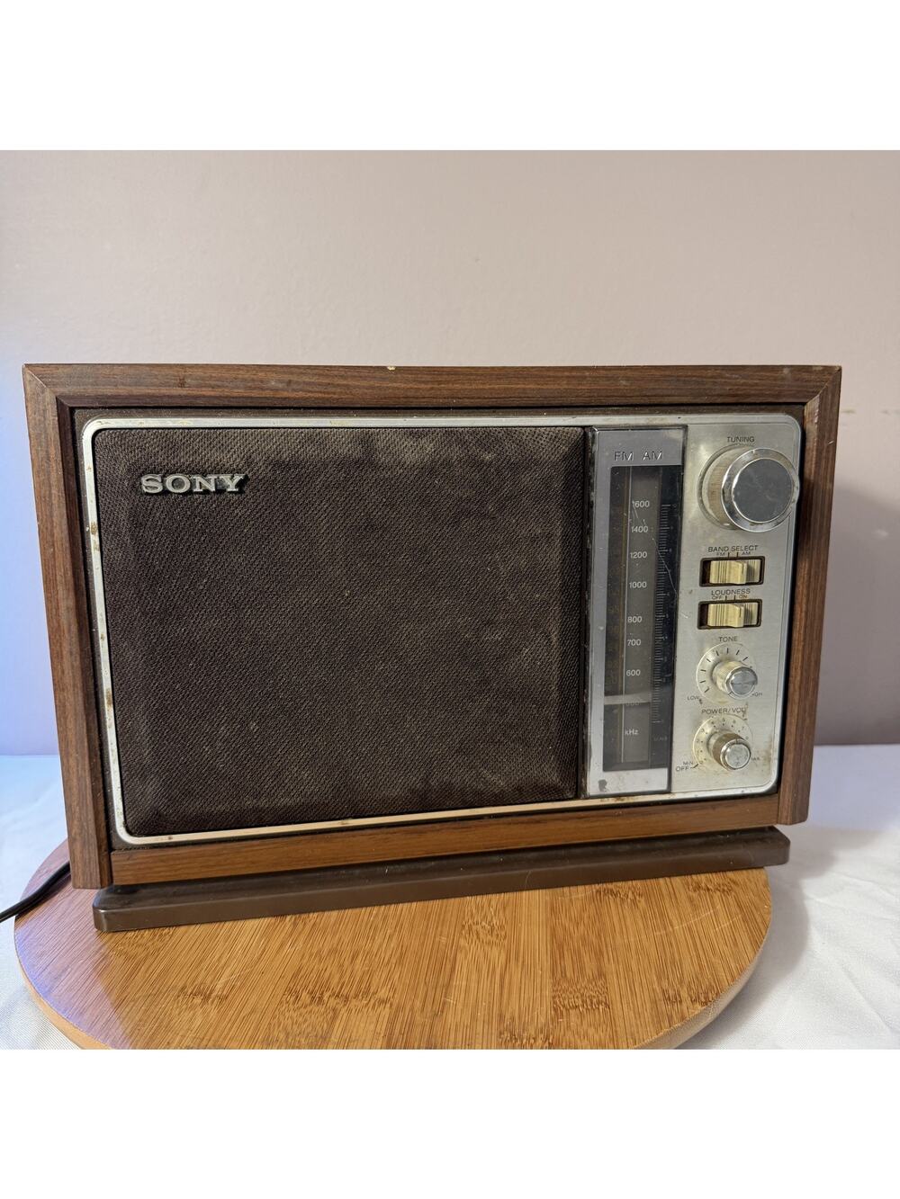 Vintage Sony Model No. ICF-9740W AM/FM Radio | Tested and Works Great